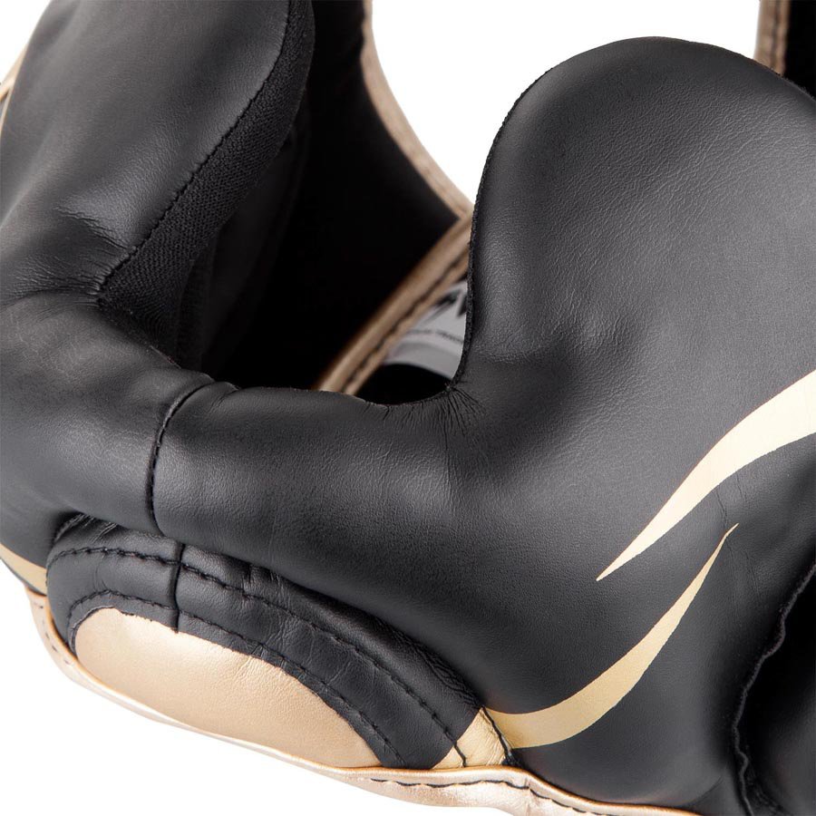 Шлем боксерский Venum Elite Black/Gold 01345