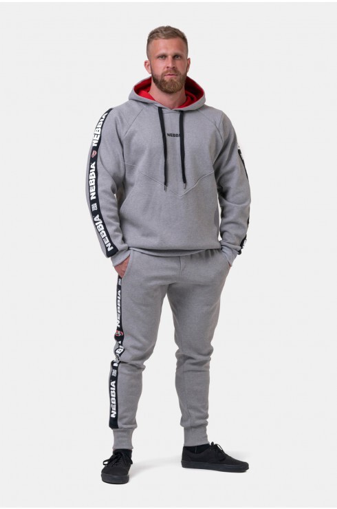 Брюки Nebbia Golden Era sweatpants 196 light grey