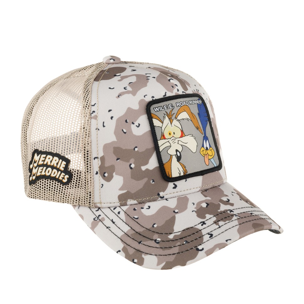 Бейсболка CAPSLAB Looney Tunes Wile E. Coyote and Road CL/LOO10/1/CT/BBC (беж-кам) 88-578-02-00