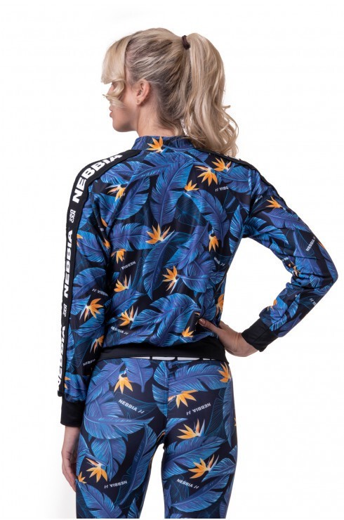 Толстовка Nebbia Ocean Power sporty jacket 562 SQ.Blue