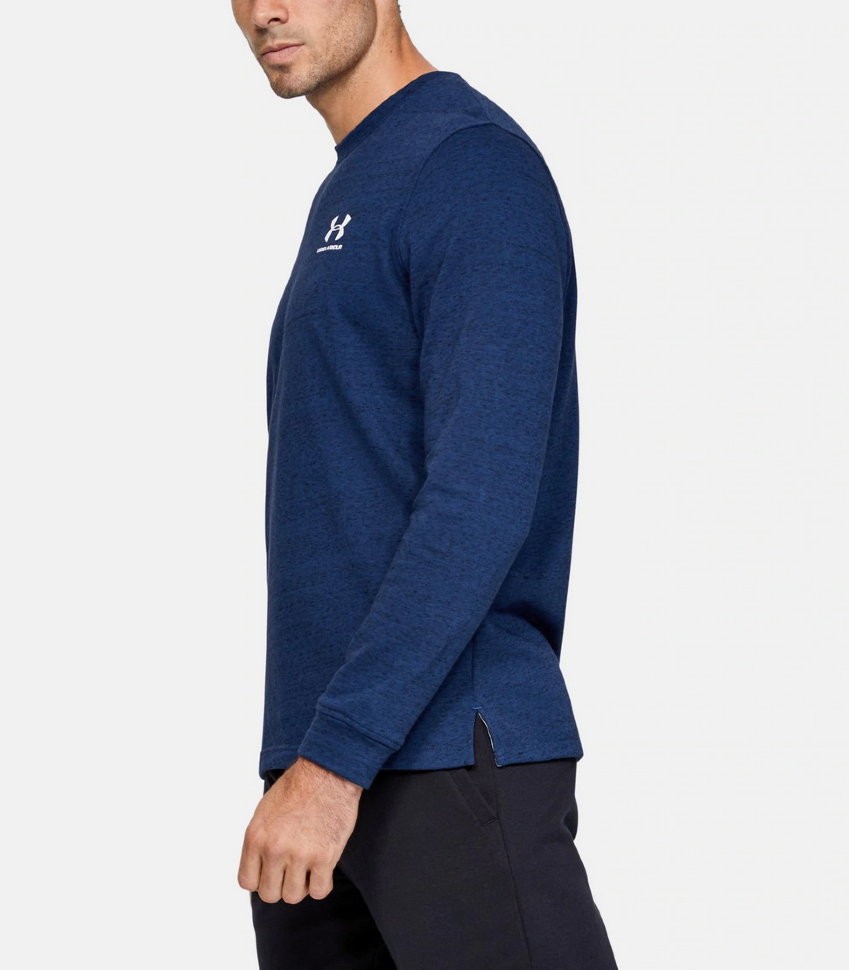 Футболка с длинным рукавом Under Armour SPORTSTYLE TERRY LOGO CREW 1355629-449