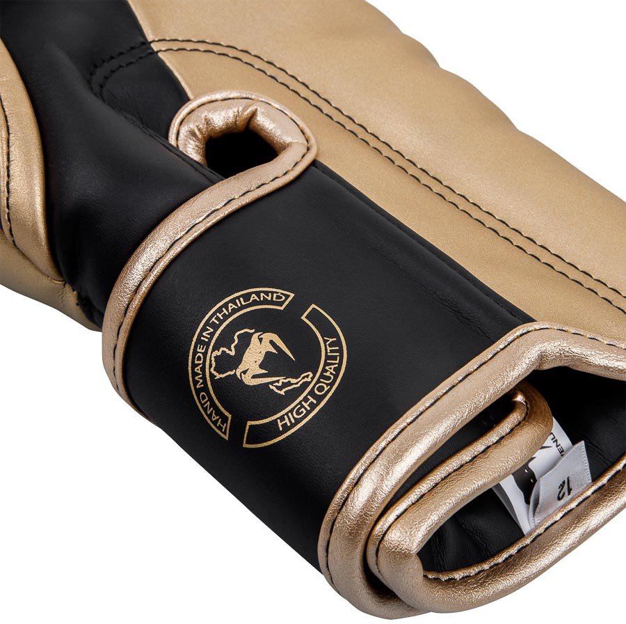 Перчатки боксерские Venum Elite Black/Gold 01341