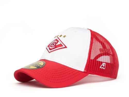 Бейсболка ATRIBUTIKA & CLUB ФК Спартак, бел.-красн. 120451