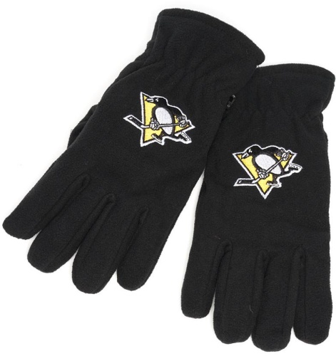 Перчатки ATRIBUTIKA & CLUB Pittsburgh Penguins черн. 07011