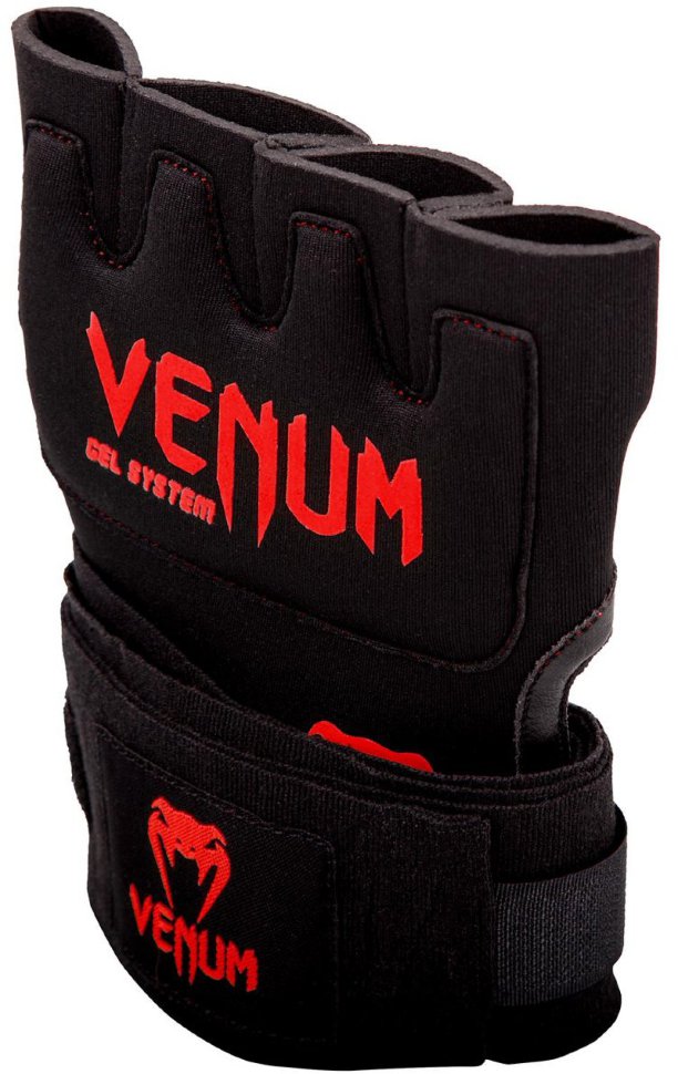 Гелевые бинты боксерские Venum Gel Kontact Black/Red 01281