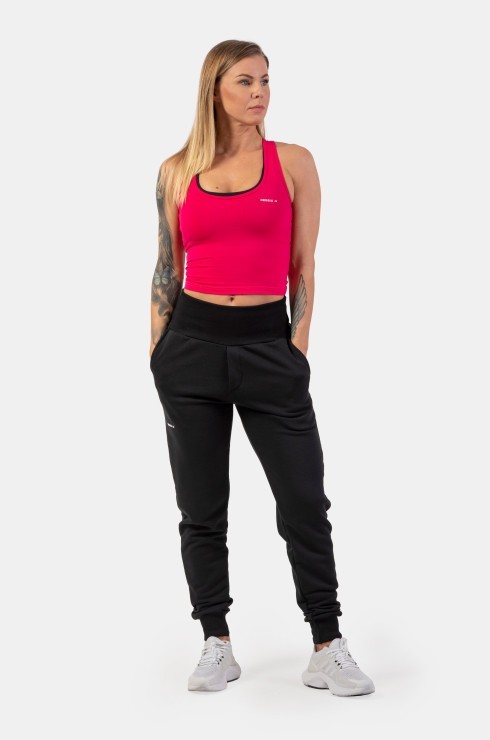 Топ NEBBIA Sporty Slim-Fit Crop Tank Top 422 Pink