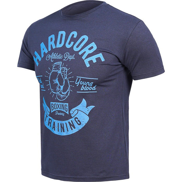 Футболка Hardcore Training Gloves Navy Melange hctshirt0329