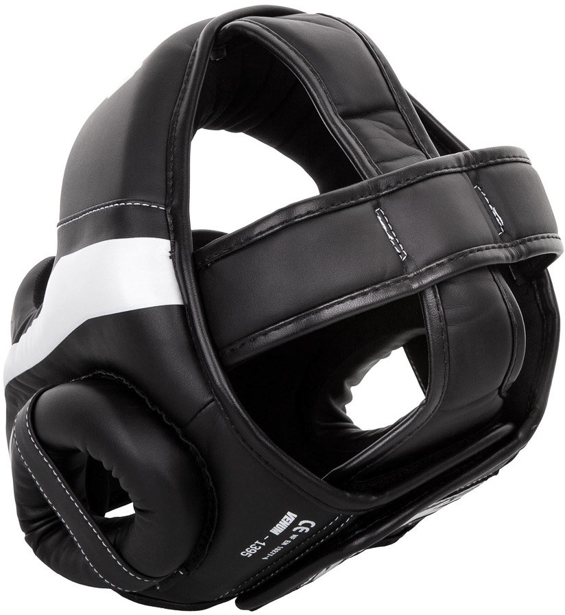 Шлем боксерский Venum Elite Black/White 00325