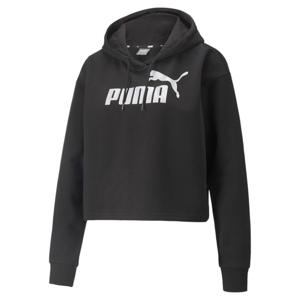 Толстовка Puma ESS+ Metallic Logo Cropped Hoodie TR 84830551