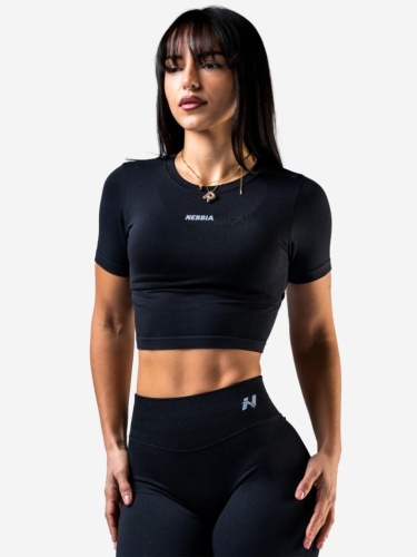 Лонгслив Nebbia Seamless Short-Sleeve Top POWER 891 black