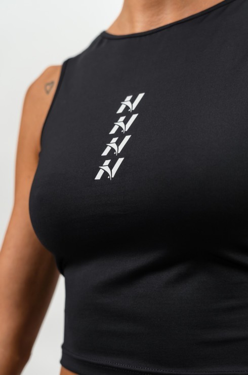 Майка Nebbia Cropped Tank Top CONFIDENCE 476 Black