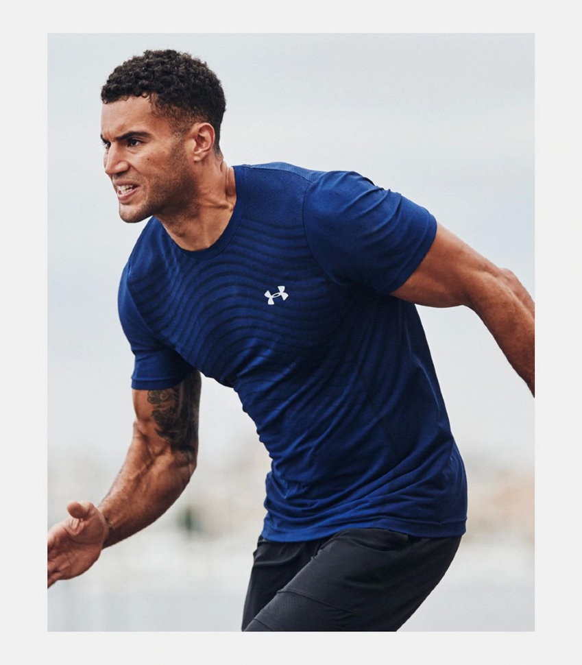 Футболка Under Armour Seamless Wave SS 1351450-449