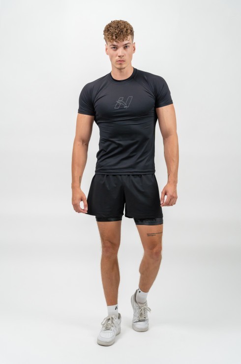Футболка Nebbia Workout Compression T-shirt ENDURANCE 346 Black