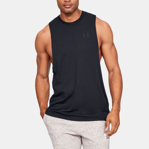 Майка Under Armour UA LEFT CHEST CUT OFF TANK 1329286-001