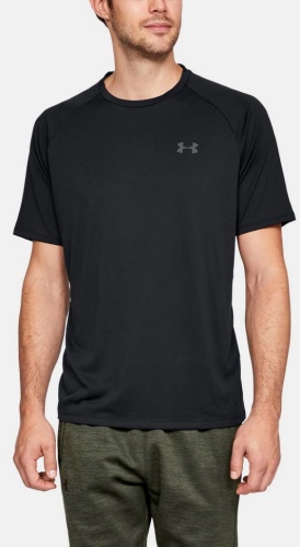 Футболка Under Armour UA Tech SS Tee Black /  / Graphite 1326413-001