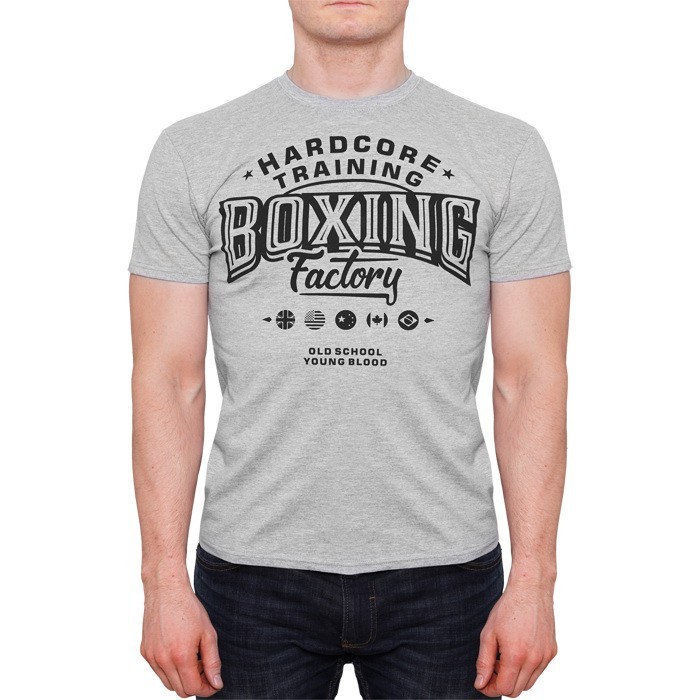 Футболка Hardcore Training Boxing Factory 2 Grey hctshirt0380