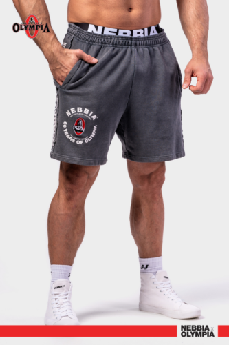 Шорты Nebbia Washed Sweat Shorts LEGEND 786 Grey