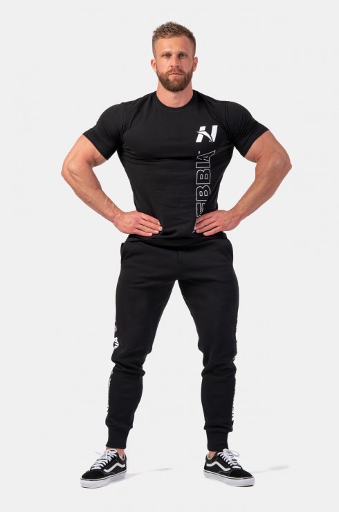 Футболка Nebbia Vertical Logo T-shirt 293 Black