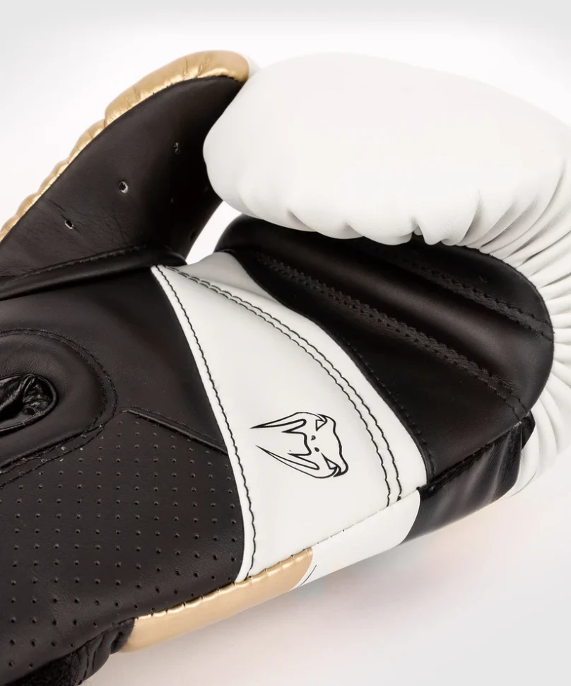 Перчатки боксерские Venum Elite Evo Boxing Gloves - White/Gold ven04260-226