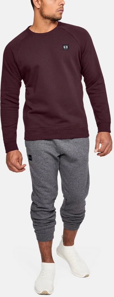 Джемпер Under Armour RIVAL FLEECE CREW Dark Maroon /  / Black 1320738-600