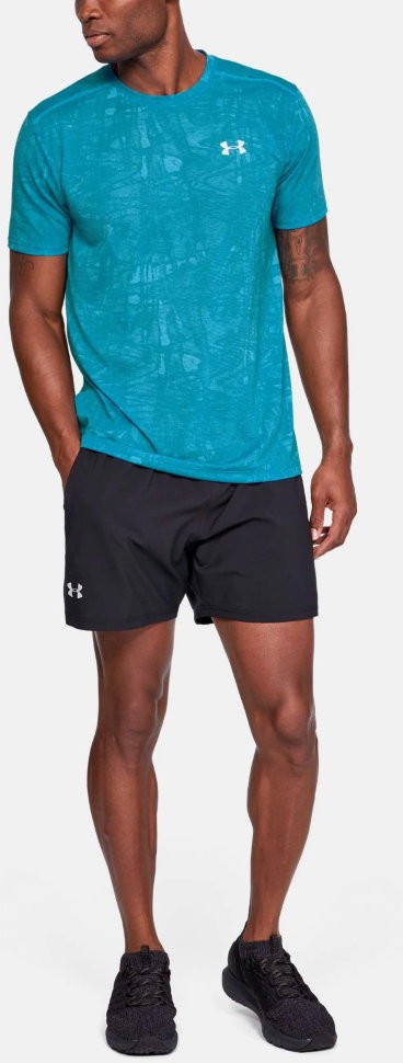 Футболка Under Armour STREAKER NOVELTY SS CREW Deceit /  / Reflective 1317561-439