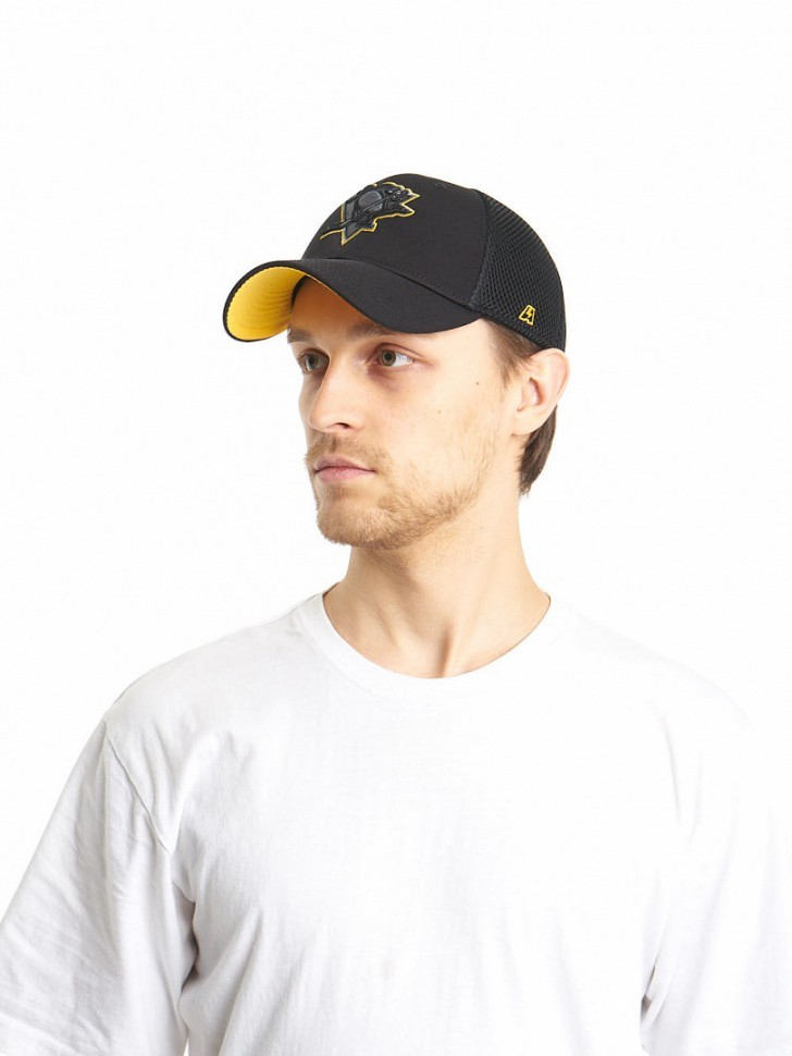 Бейсболка ATRIBUTIKA & CLUB Pittsburgh Penguins, черн.-желт. 31370