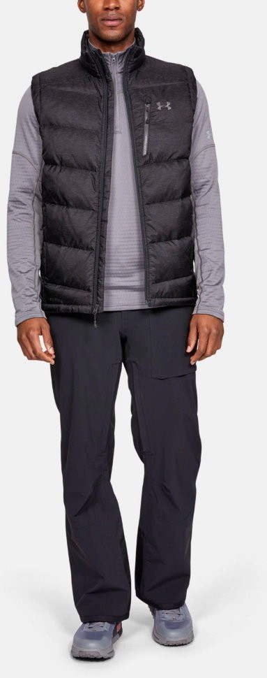 Жилет Under Armour Down Sweater Vest- WARM Black / Black / Charcoal 1323835-001