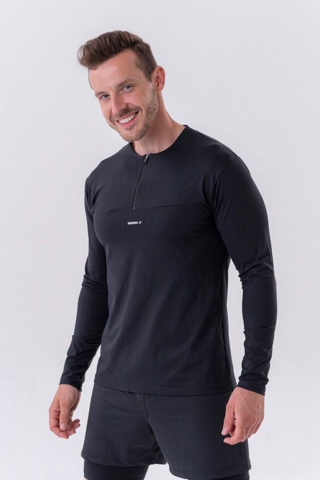 Лонгслив Nebbia Men Functional Long-sleeve T-shirt “Layer Up” 329 Black