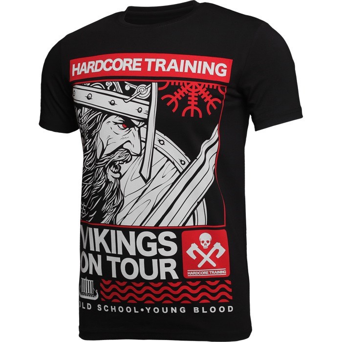 Футболка Hardcore Training Vikings On Tour Black hctshirt0391