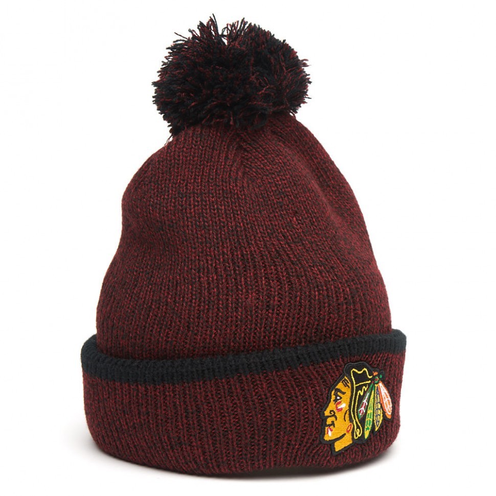 Шапка ATRIBUTIKA & CLUB Chicago Blackhawks, темно-красн.  59077