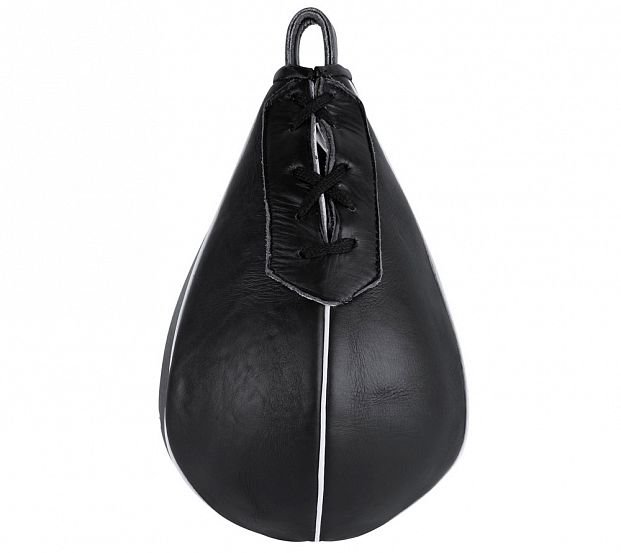 Груша Adidas пневматическая скоростная Speed Striking Ball Leather черная (размер 15 х 23 см)