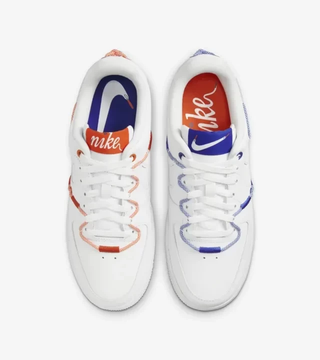 Кроссовки Nike Women's Air Force 1 'White and Safety Orange DH4408-100