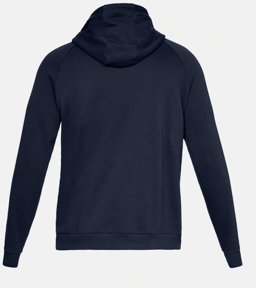 Толстовка Under Armour RIVAL FLEECE LOGO HOODY Academy /  / White 1329745-408