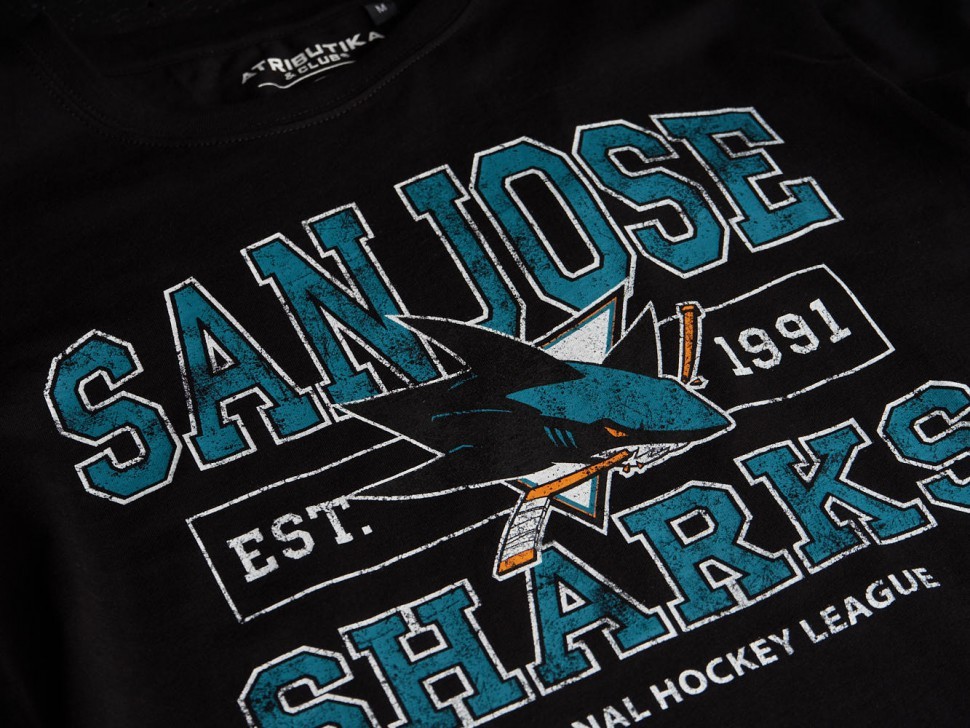 Футболка ATRIBUTIKA & CLUB San Jose Sharks, черн. 309700