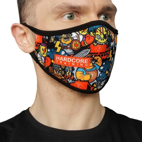Неопреновая маска Hardcore Training Doodles Color 2.0 hctfig047