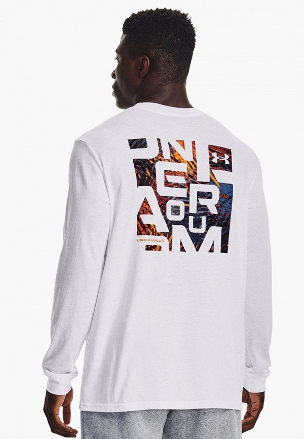 Лонгслив Under Armour UA WORDMARK PRINT FILL SS 1370530-100