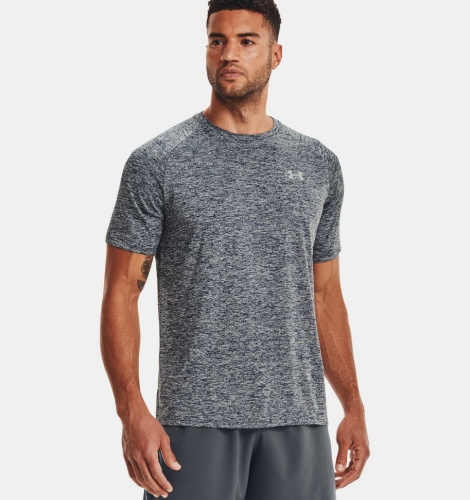 Футболка Under Armour UA Tech SS Tee Academy /  / Steel 1326413-409