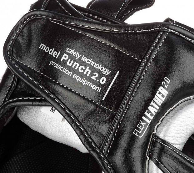 Шлем боксерский Clinch PUNCH 2.0 FULL FACE черно-серебристый C148