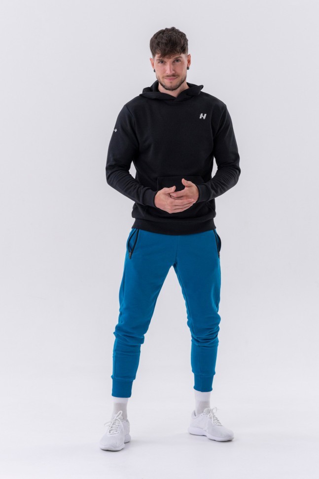 Брюки Nebbia Men Slim sweatpants with zip pockets “Re-gain” 320 Blue