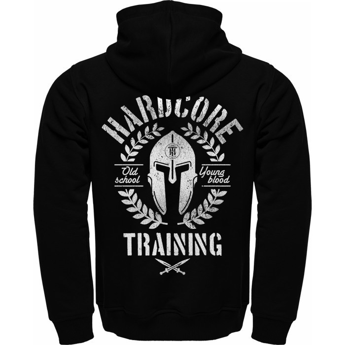 Толстовка Hardcore Training Helmet Black hcthood033