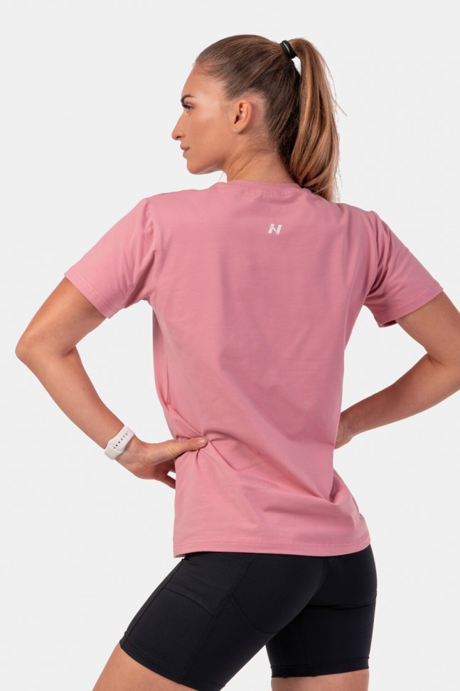 Футболка NEBBIA Invisible Logo T-shirt 602 Old rose