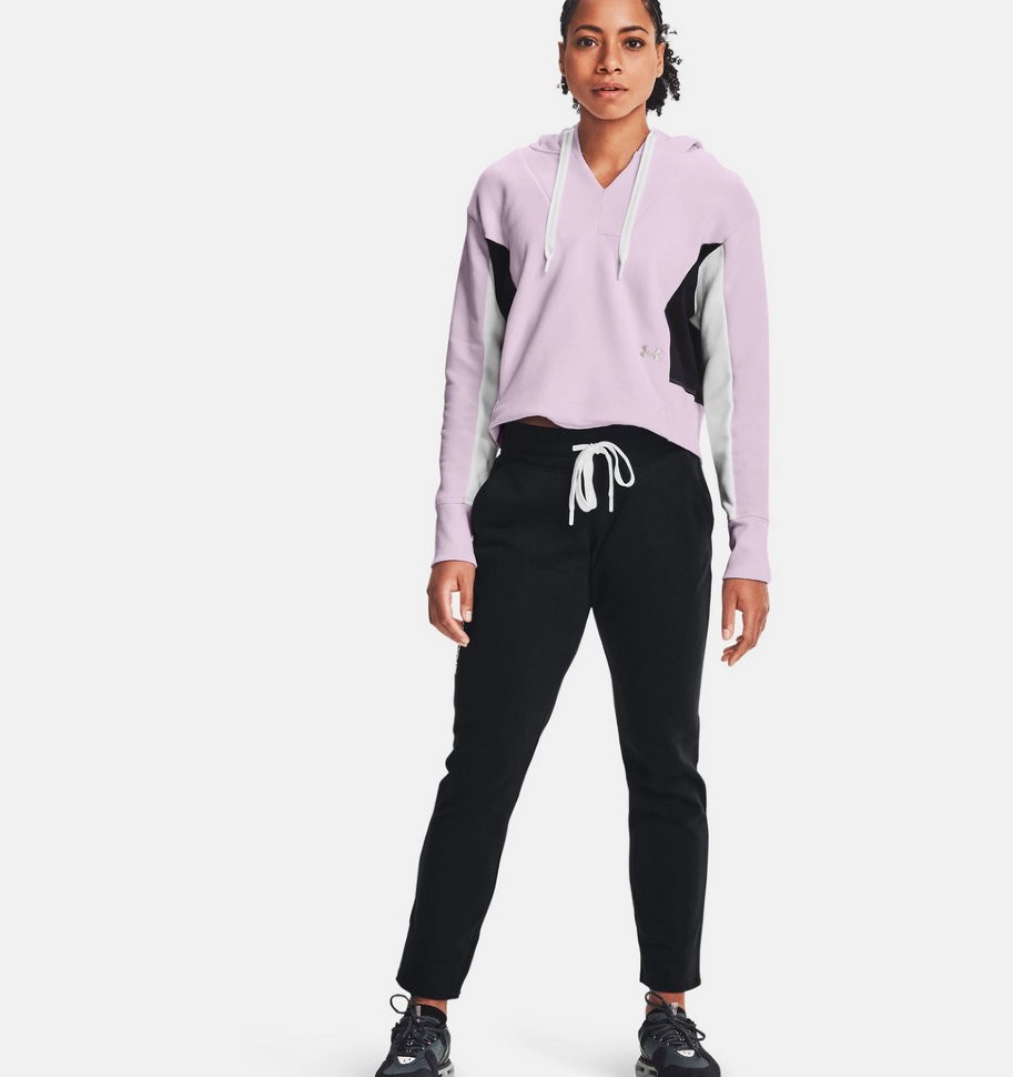 Толстовка Under Armour Rival Fleece EMB Hoodie-PPL 1362421-570