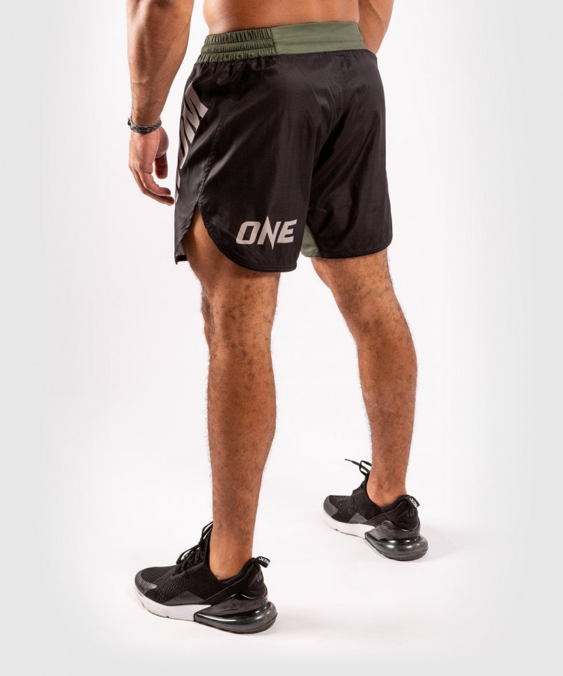 Шорты ММА Venum ONE FC Impact Black/Khaki 04247