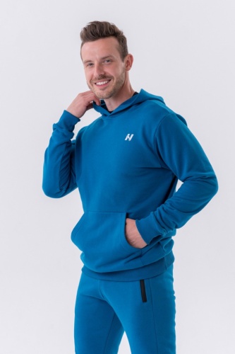 Толстовка Nebbia Men Pull-over Hoodie with a Pouch Pocket 331 Blue