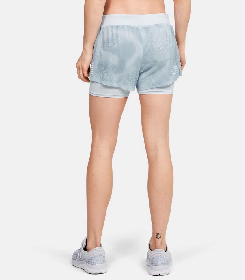 Шорты Under Armour W UA Run SpeedPocket 2-in-1 Weightless Short 1350192-014
