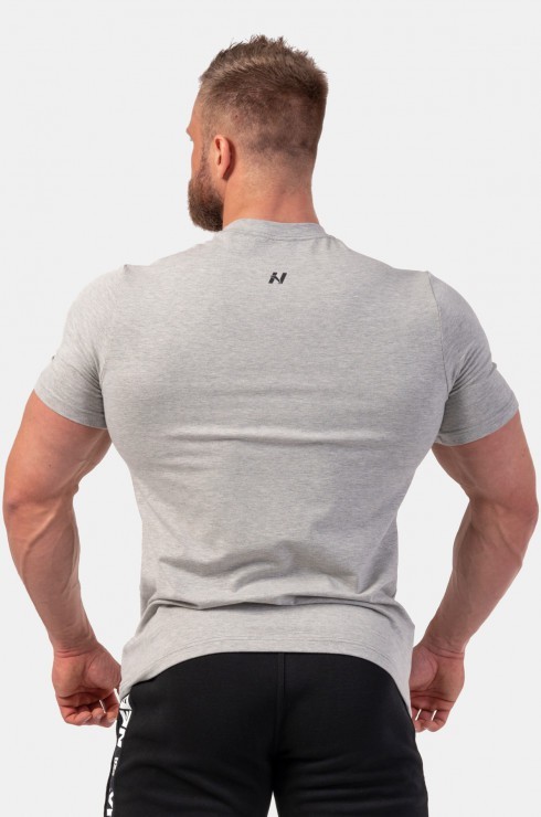 Футболка NEBBIA Minimalist Logo T-shirt 291 Light grey