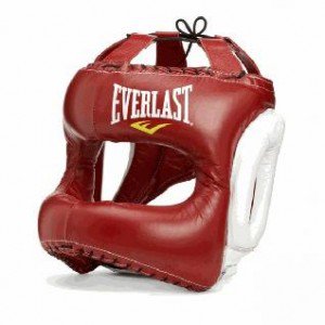 Шлем Everlast MX Headgear RD/WHT 310