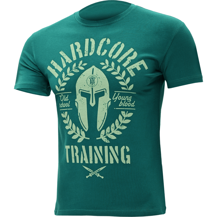 Футболка Hardcore Training Helmet Emeraldhc tshirt0481
