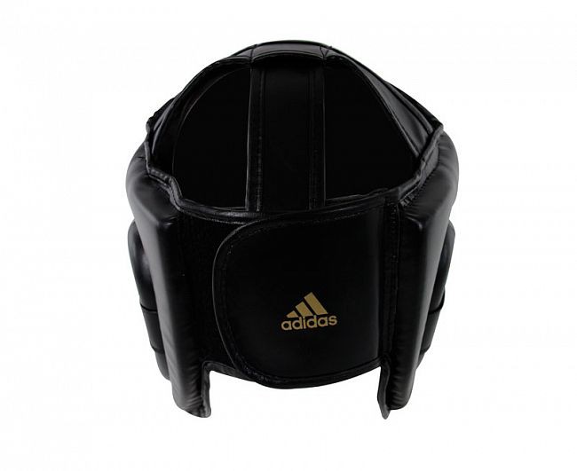 Шлем боксерский Adidas Speed Super Pro Training черно-золотой adiSBHG042