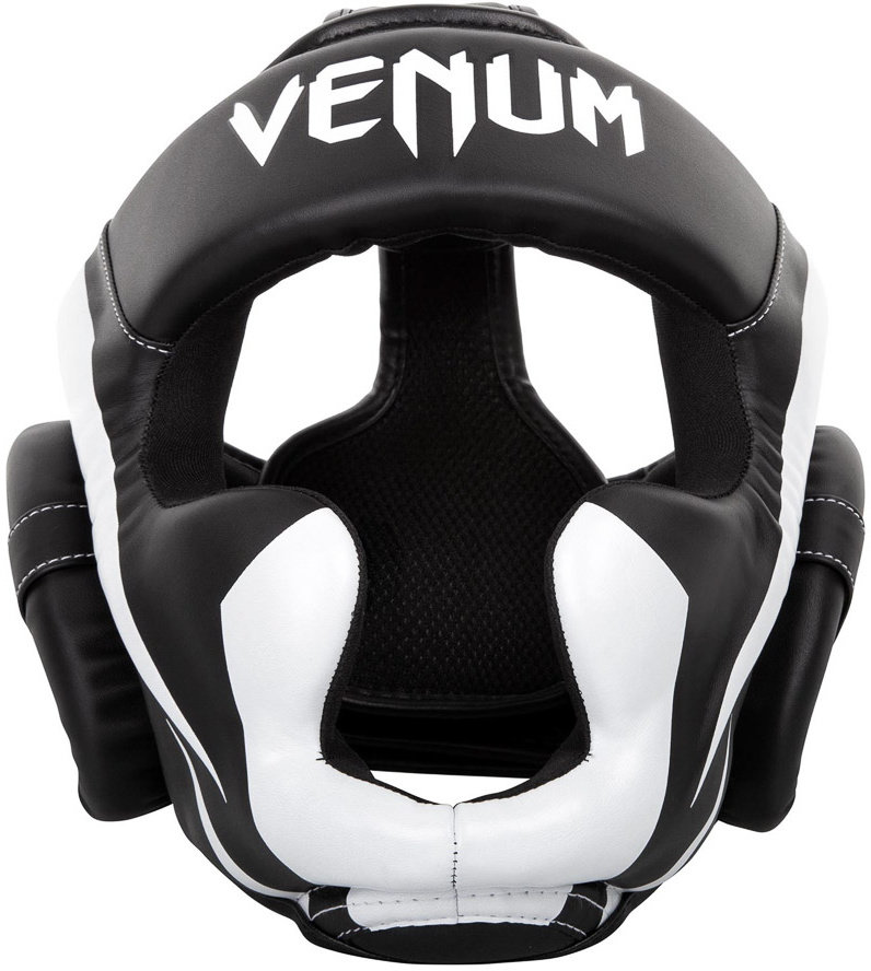 Шлем боксерский Venum Elite Black/White 00325